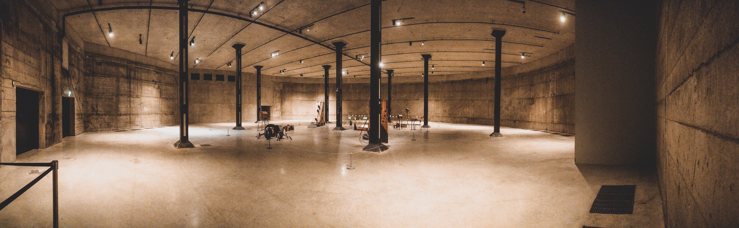 A vast concrete room filled with art I didn’t understand