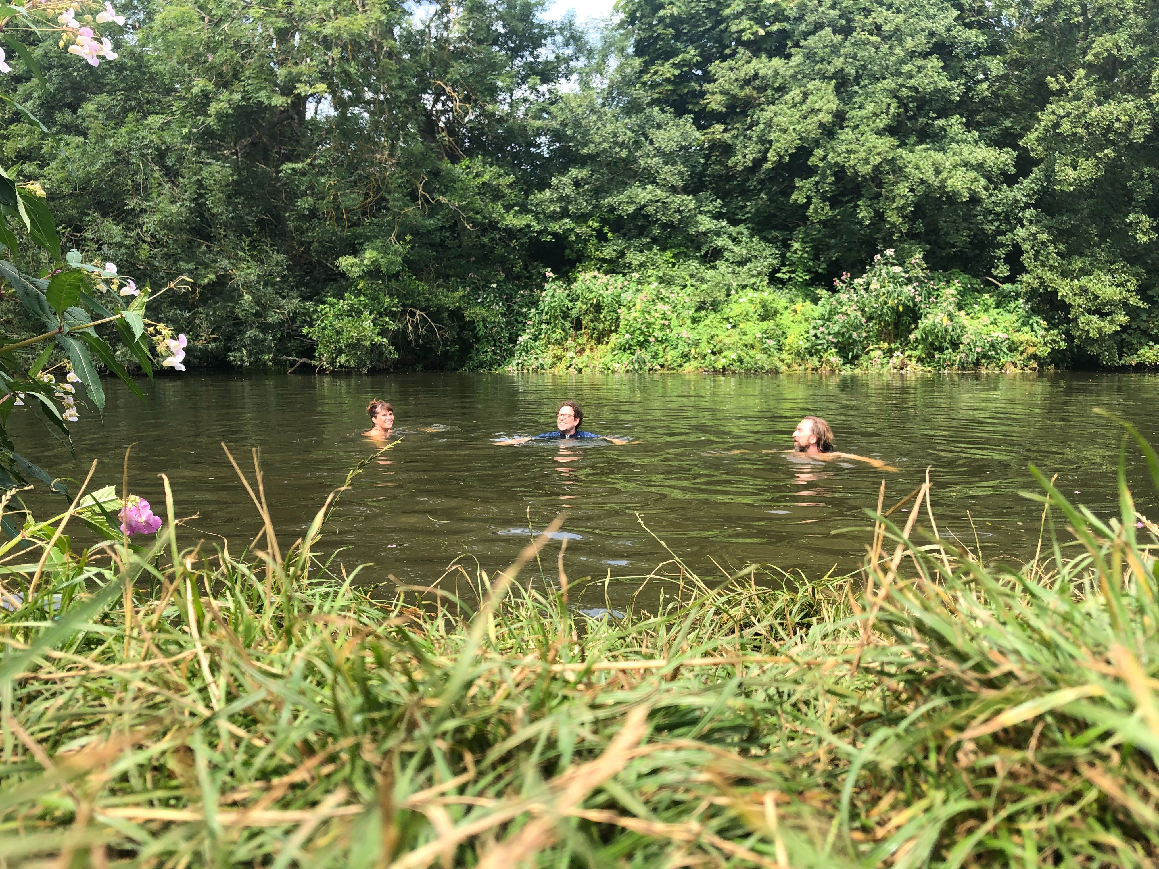 River swimming!