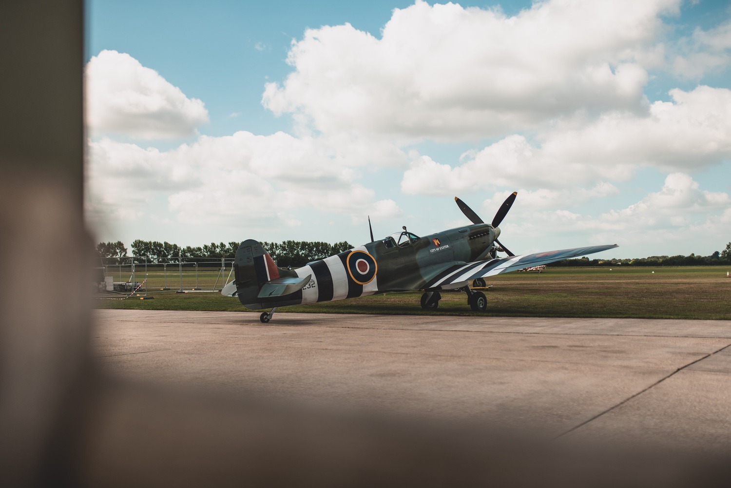 A spitfire in the sun