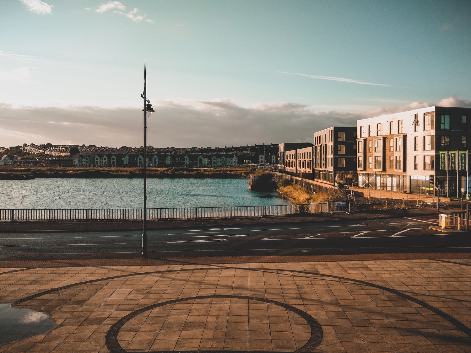 Barry Docks, now covered in houusing