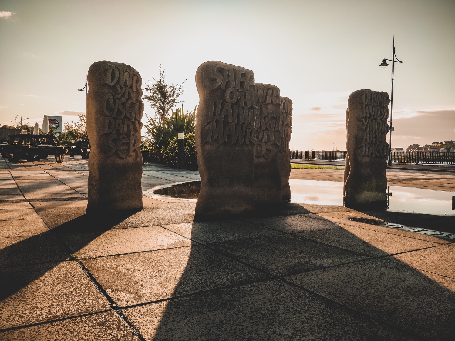 Some lovely stones outside the hotel