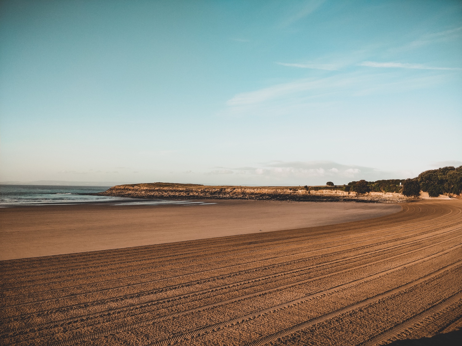 Unspoilt beach