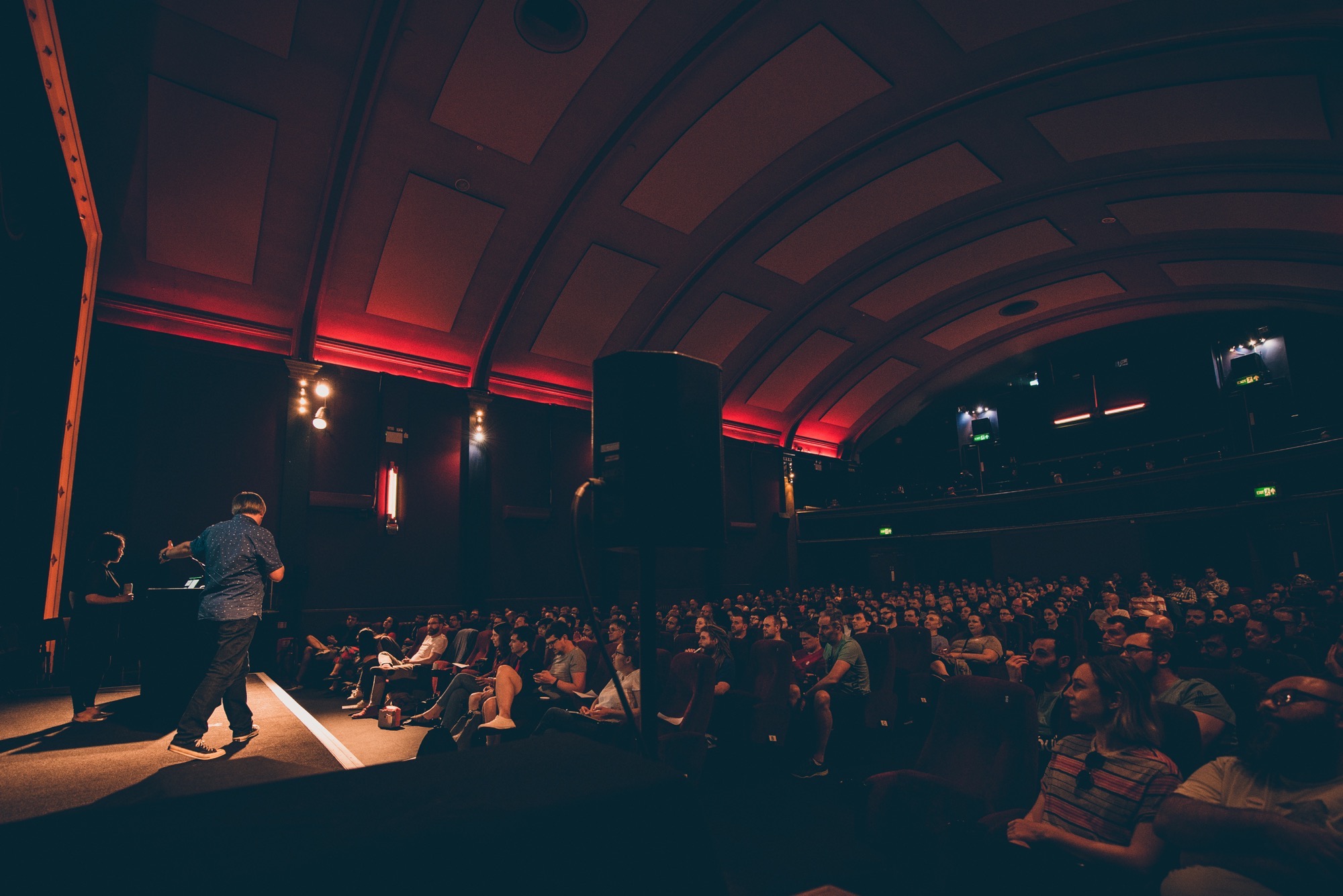 Jeremy introducing Inayaili to the sell-out crowd.