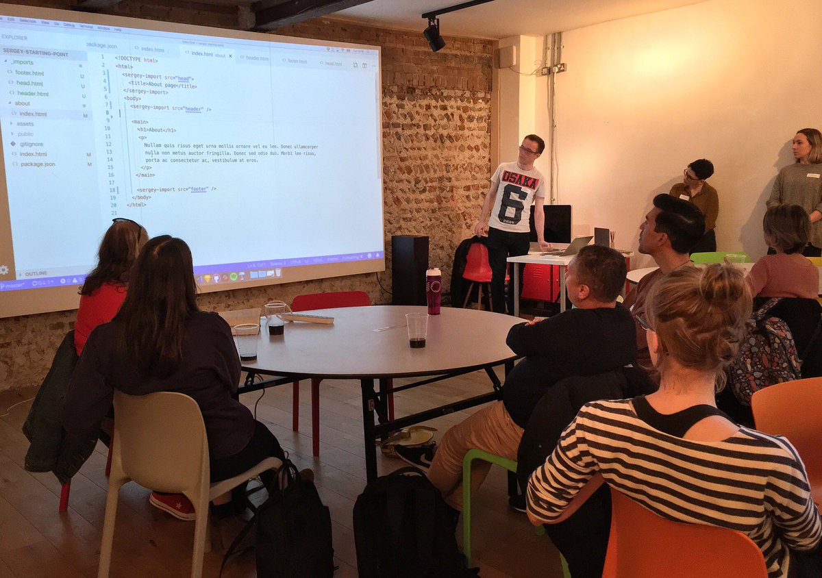 Live coding at Codebar - 📸 @CodebarBrighton