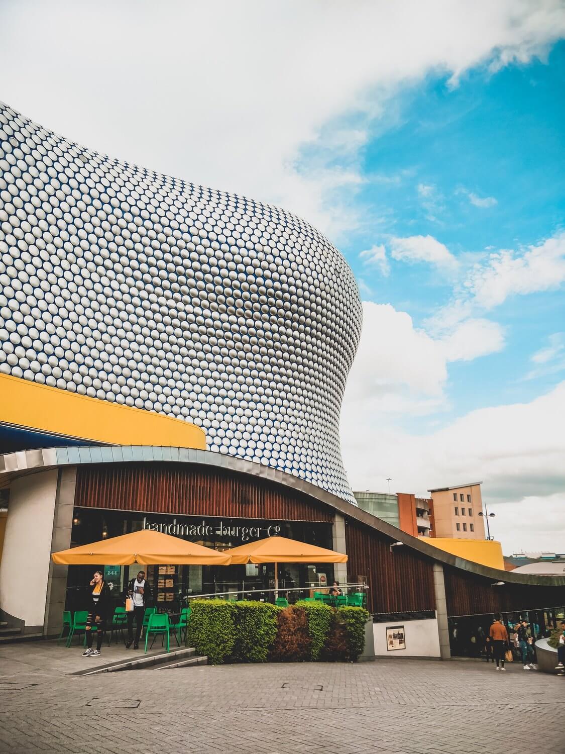 The impressive bullring in Birmingham.