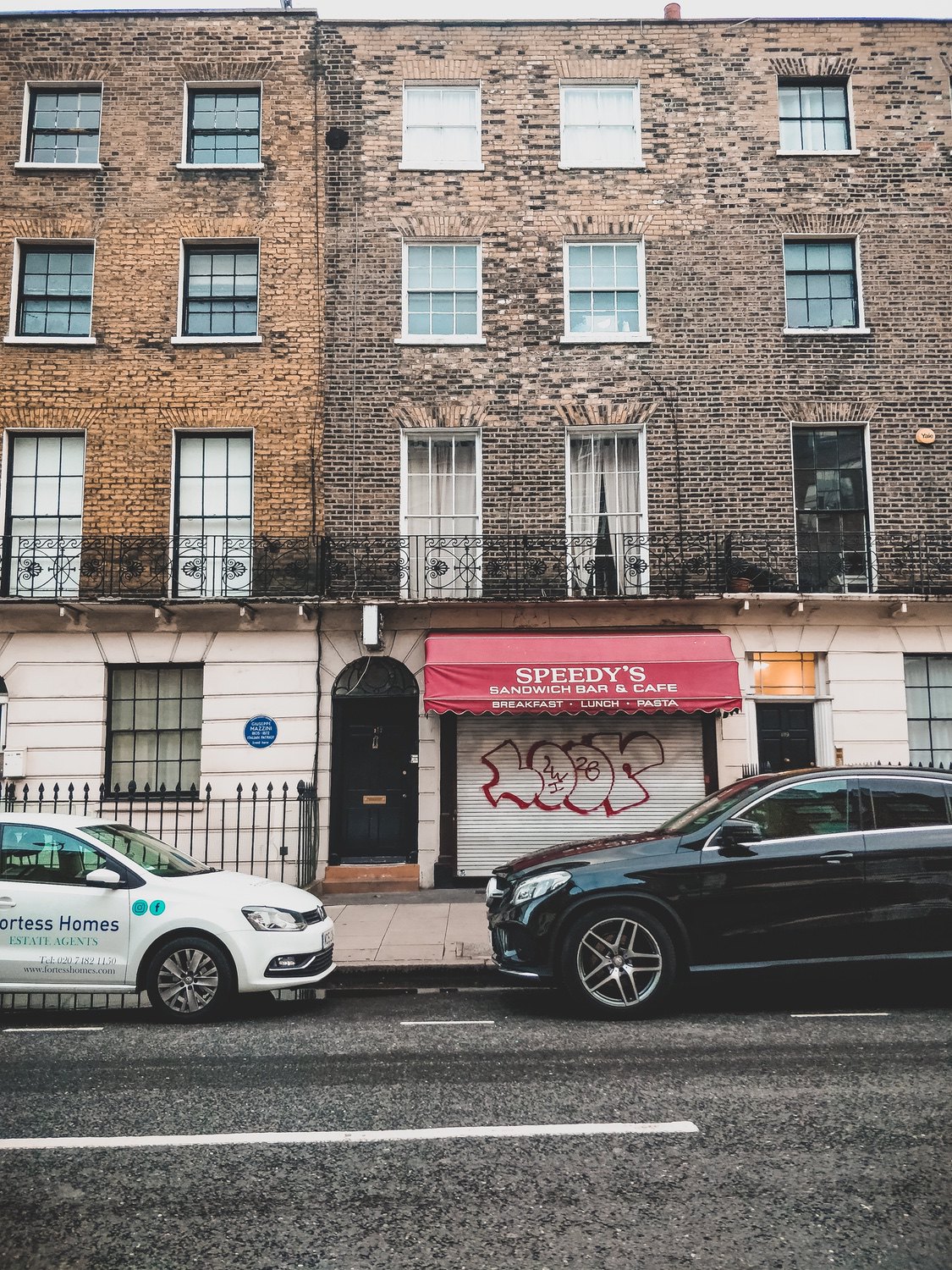 Speedy’s cafe from Sherlock, near Euston Square station